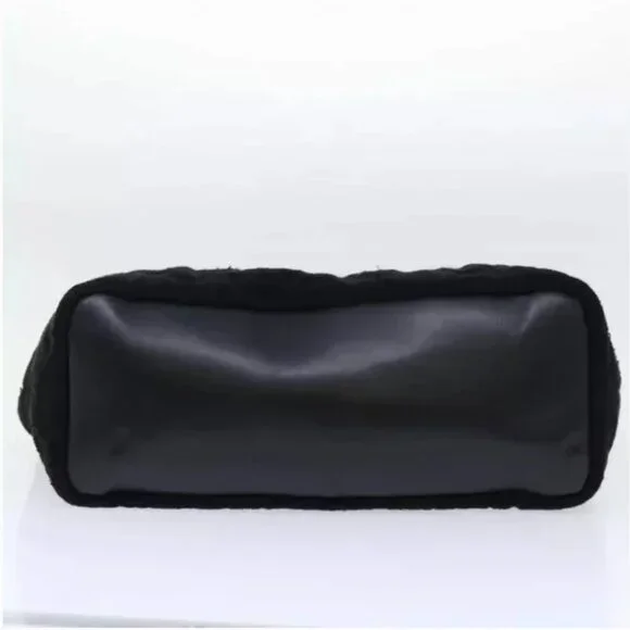 Chanel Tote Bag Pile Black Auth - Picture 5 of 14